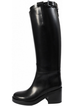 Black Riding boots with heel Ann Demeulemeester 2102 W R02 370 099