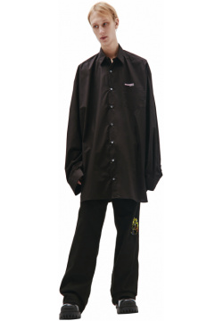 Black Oversize Synchronicity Shirt Raf Simons 212 M251 10007 0099