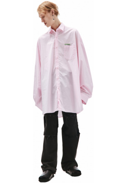 Pink Oversize Synchronicity Shirt Raf Simons 212 M251 10007 0034