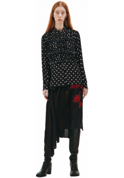 Polka dot blouse with ruffles Comme des Garcons CdG RH B002 051 1