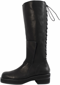 Black Leather Boots Yohji Yamamoto FX E05 760 1 Size: 5  24