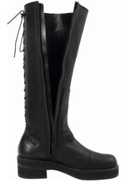 Black Leather Boots Yohji Yamamoto FX E05 760 1