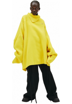 Yellow oversized sweatshirt Raf Simons 212 M203 20031 0015