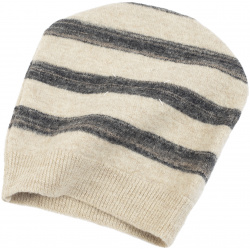 Striped wool beanie Maison Margiela S30TC0089/S17896/106 Grey