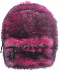 Pink Shearling Backpack VETEMENTS UAH21BA160/blk
