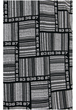 Barcode print wool sweater VTMNTS VL12KN240B
