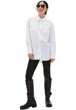 White cotton shirt Ys YG B05 001