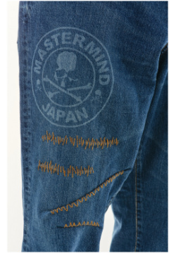 Tapered indigo jeans Mastermind WORLD MJ22E09/PA019
