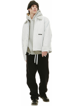 Leather carperent jacket Nahmias AW22 2 7017 F0046 WHITE