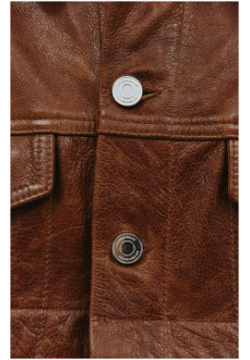 Convertible leather and denim jacket VTMNTS VL14JA700C