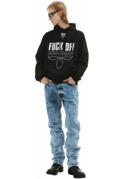 Fuck off embroidered hoodie VTMNTS VL14HD500B