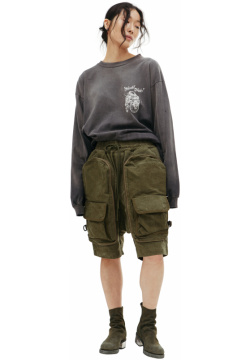 Camouflage cotton shorts Readymade RE CO KH 00 99