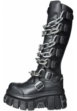 VETEMENTS x New Rock Chain Link Boots UE63BO300B/5010