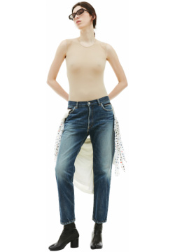 Cropped jeans with tee Undercover UC1A1505/1