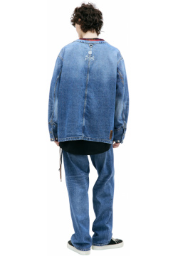 Blue denim jacket Mastermind WORLD MJ23E10 JA005