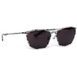 White Logo Printed D Frame Sunglasses Balenciaga 609373/T0005/3712