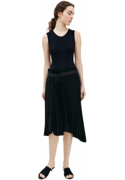 Fancy Black Pleated Skirt Balenciaga 529757/TYD15/1000