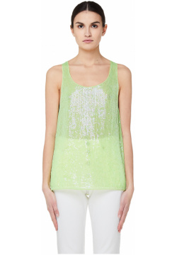 Green Sequin Embroidered Top Ashish TO53/mlkwy