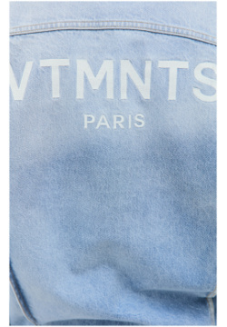 Embroidered logo denim jacket VTMNTS VL18JA770L/5401