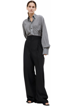 Black relaxed trousers QUIRA W3Q/Q332WV/Q0009