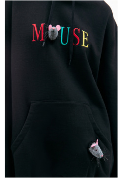Mouse embroidered hoodie Doublet 23AW45CS289