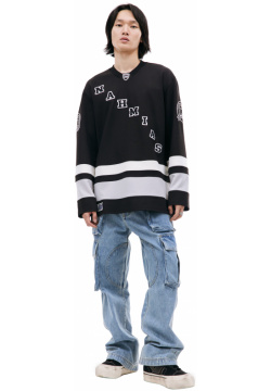 Black Hockey sweater Nahmias AW23 W6 T2G37 001