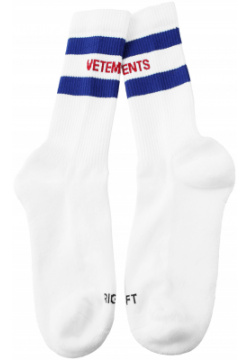 White logo socks VETEMENTS UE63SO100N/2906
