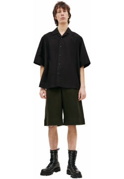 Short sleeved cotton shirt Jil Sander J47DL0145/J45127/001