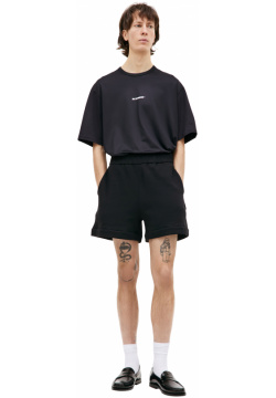 Black drawstring shorts Jil Sander J22MU0122/J20128/001