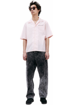 Pink cotton shirt Marni CUMU0213P8/USCT88/LOC13