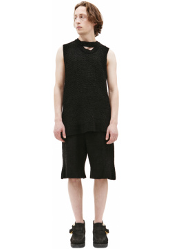 Knited vest with twisted back LOUIS GABRIEL NOUCHI 0458/K003/001