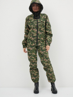 Женский антимоскитный костюм KATRAN ДВИНА (Хлопок  зеленый пиксель)