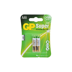 Батарейка GP 24A(LR03) 2 штуки Super Alkaline AAA 