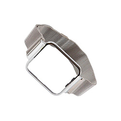 Ремешок миланская петля Red Line металлический магнитный для Xiaomi Redmi Watch 2 Lite  серебряный