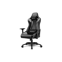 Игровое компьютерное кресло Sharkoon Elbrus 3 черно серое 
