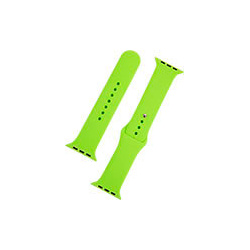 Ремешок силиконовый mObility для Apple watch  38 40 мм (S3/S4/S5 SE/S6) зеленый С