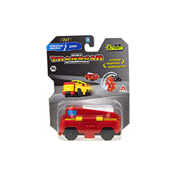 Машинка  1 Toy Transcar Double: Пожарная машина – Джип 8 см блистер