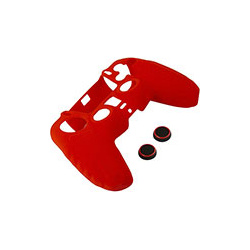 Чехол силиконовый Red Line для геймпада игровой приставки P5  с накладками на стики красный (HS PS5304C)