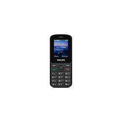 Мобильный телефон Philips Xenium E2101 черный Конструкция: классический Размер