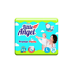 Подгузники трусики Little Angel Premier 4/L (8 10 кг) 24 шт Тип: