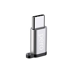 Адаптер  Pero AD01 TYPE C TO MICRO USB серебристый Тип: Для бренда: