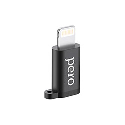 Адаптер Pero AD01 LIGHTNING TO MICRO USB черный Тип: Для бренда: