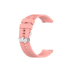 Ремешок для часов Red Line универсальный силиконовый рельефный  22 мм светло розовый