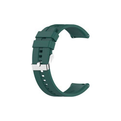 Ремешок для часов Red Line универсальный силиконовый рельефный  22 мм зеленый С