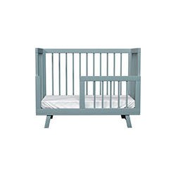 Кроватка для новорожденного Lillaland Aria  серая