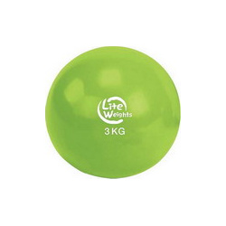 Медбол Lite Weights 3кг 1703LW  салатовый Материал: поливинилхлорид