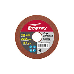 Круг заточной Wortex 105х22 2х3 2 мм (GCD103210011) 