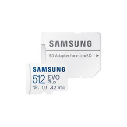 Карта памяти Samsung EVO Plus 512GB + адаптер (MB MC512KA/EU) 