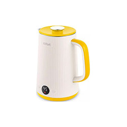 Чайник электрический Kitfort КТ 6197 3  бело желтый
