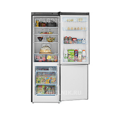 Двухкамерный холодильник Pozis RK FNF 170 графитовый ручки вертикальные 